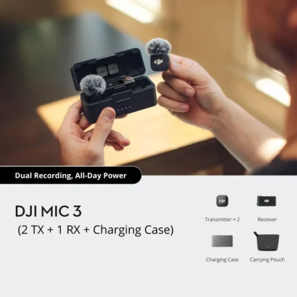 DJI Mic 3 (2TX+1RX)+ Charging Case